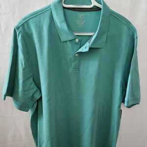 George Men's Aqua Polo Shirt